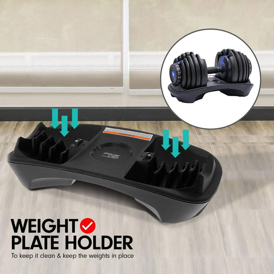 1X  24KG  Adjustable Home Gym Dumbbell - Blue