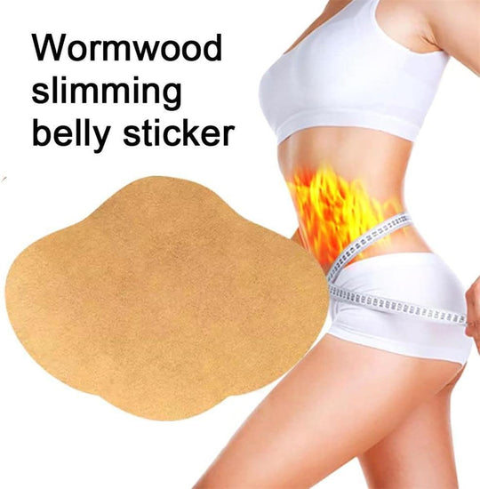 50PCS Natural Wormwood Slimming Belly Sticker Fat Burning Patches Chinese Herbal Medicine Weight Loss Slim Stickers Slimming Waist Abdominal