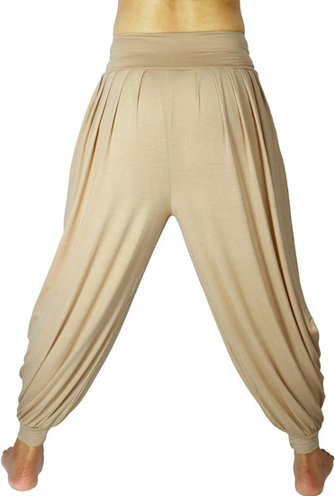 Women'S Drape Harem Aladdin Loose Elastic Waist Pants