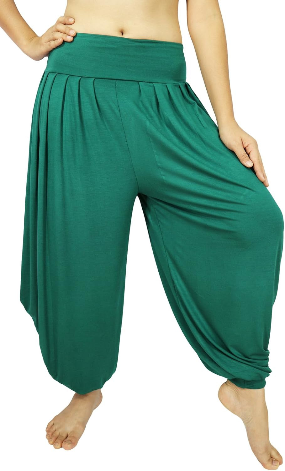 Women'S Drape Harem Aladdin Loose Elastic Waist Pants