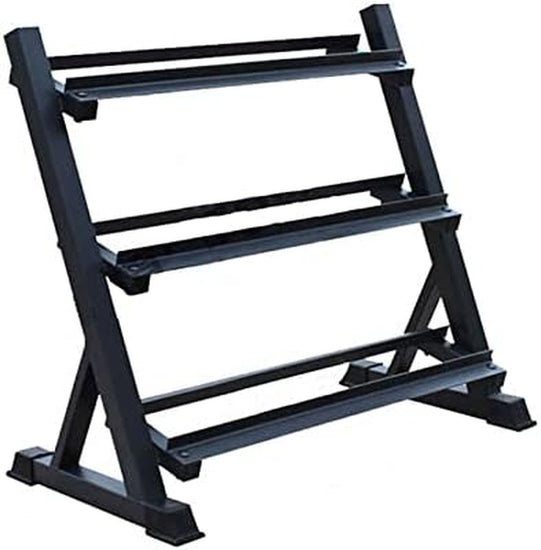3-Tier Heavy Duty Dumbbell Rack Storage Racking Shelving Home Gym 300KG