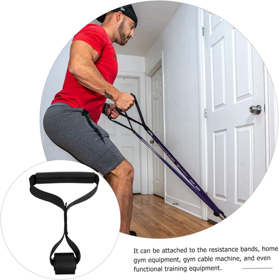 Pull Cord Door Buckle Door Anchor up Bands Elastic Training Rope Door Buckle Resistance Training Attachment Practical Pulldown Training Rope Household Products Fitness Nylon