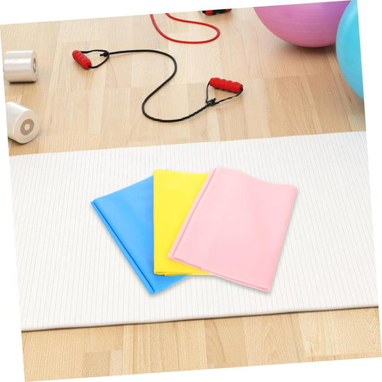 3Pcs Yoga Tension Belt Exercise Bands Workout Bands Resistance Bands for Physical Elastic Yoga Band Stretch Band Resistance Bands for Back Elasticity TPE Fitness Product