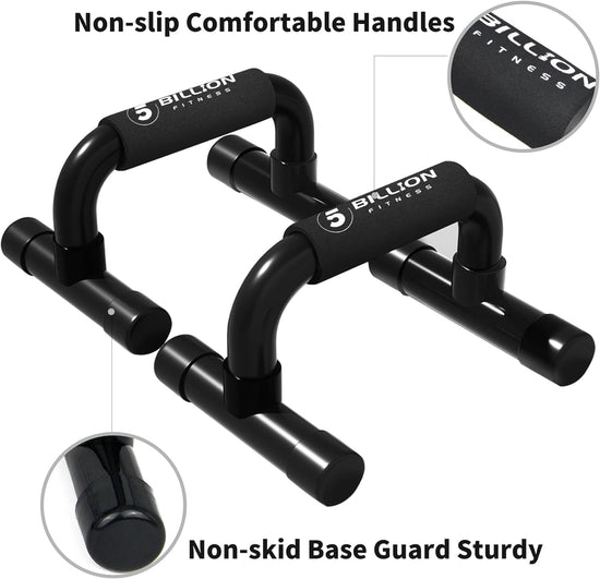 Push up Bars,5Billion Pushup Handles for Home Gym Fitness,Portable Parellette Bars,9'' X 5.7''X 4.7''