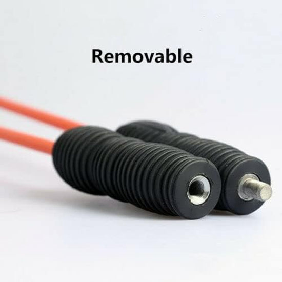 Training Stick, 5.2Ft Multi-Function Fitness Elastic Rod, Red Removable Exercise Flexi-Bar, for Adults Home