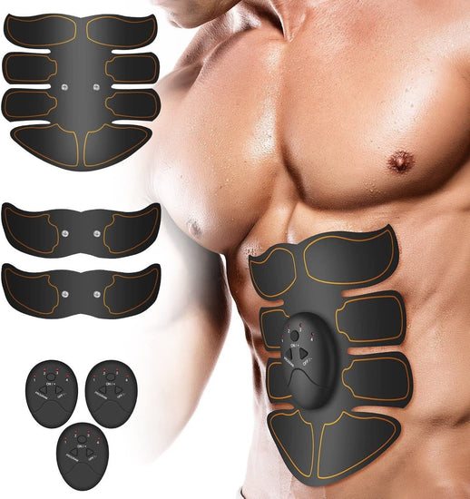Muscle Toner,  Abdominal Toning Belt, EMS Abs Trainer Wireless Body Gym Workout Home Office Fitness Equipment for Abdomen/Arm/Leg Training Men Women