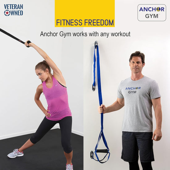- Three Mini H1 Units | Three Workout Mount Anchors - Mounting Hooks for Bands, Straps, and Ropes (All Hardware Included)