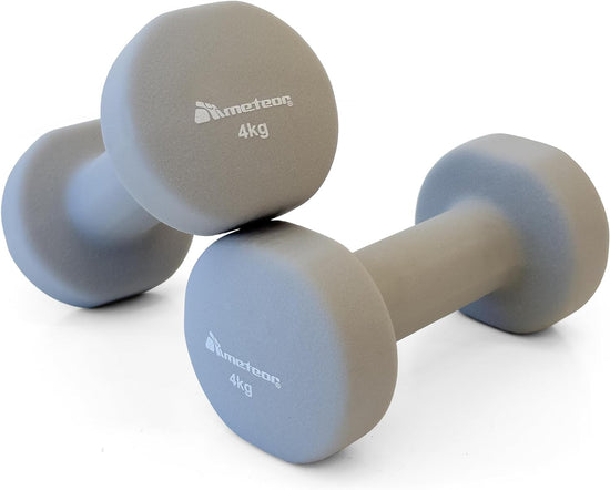 METEOR Dumbbells Anti-Slip Neoprene Dumbbell Soft Touch Grip Hand Weights Home Gym Exercise Dumbbells
