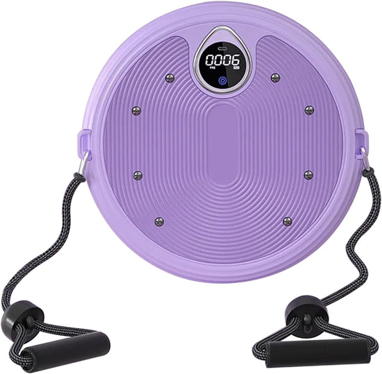 Twist Board 11.8'' Massage Waist Twisting Board with Pull Rope, AB Exercise with Counter 400KG Loading Waist Twisting Disc Quiet Indoor Fitness Equipment Waist Twisting Disc Exercise/438