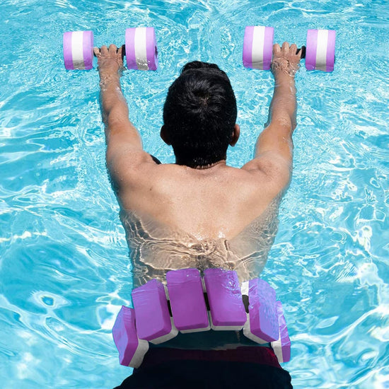 Water Dumbbell Set for Aquatic Aerobics Exercise, Water Weights Equipment, Training Aid for Aquatic Fitness, Water Workout Fitness Tool