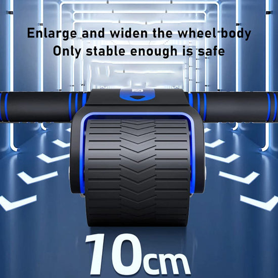 Automatic Rebound Abdominal Wheel,Ab Roller Workout Equipment for Abdominal Core Strength Training,Springback Wheels Roller Domestic Abdominal Exerciser with Knee Mat Ab Roller Wheel at Home Gym