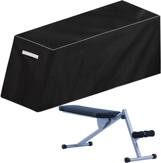 Workout Bench Cover Waterproof - Sit-Up Board Dust Protection Guard - Weight Bench Covers for Outside, Exercise Equipment Covers for Fitness Bench Seat