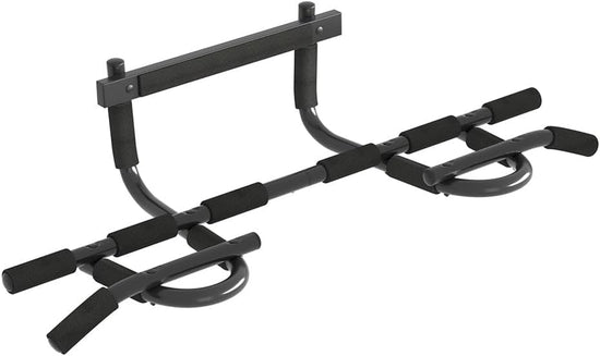 Pull up Bar 104CM Length for Doorway, Chin up Horizontal Pull-Up Bars Exercise & Fitness Equipment for Home Gym Workout Outdoor Wall Surface, Max Limit 136Kg Comfortable Foam Grip Black