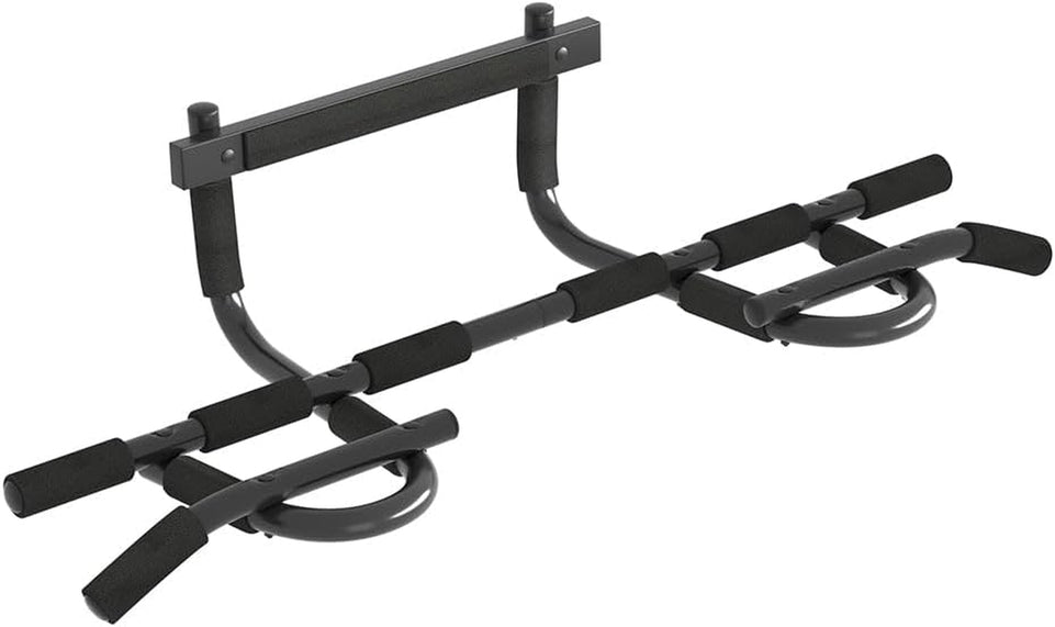 Pull up Bar 104CM Length for Doorway, Chin up Horizontal Pull-Up Bars Exercise & Fitness Equipment for Home Gym Workout Outdoor Wall Surface, Max Limit 136Kg Comfortable Foam Grip Black