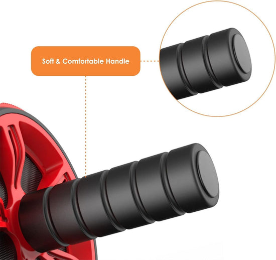 Ab Roller for Core Training, Abdominal Workout Equipment, Ab Wheel for Home Gym Exercises, Abdominal Muscle Roller for Fitness