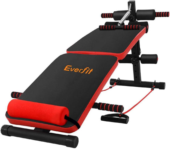 Weight Bench Incline Gym Sit up FID Benches Press Weights Exercise Fitness Equipment Home Workout Fits for Multi Station Smith Machine, with 100Kg Capacity and 7 Adjustable Height