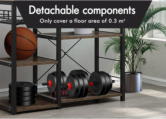 40KG Dumbbell Barbell Set 4-In-1 Standard Weight Plates with Connecting Rod Exercise & Fitness Equipment for Home Gym Body Workouts Strength Training
