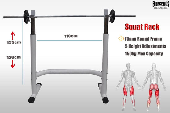 Commercial Grade Multi Station Home Gym Weights Bench Press - Fully Adjustable
