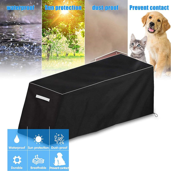 Workout Bench Cover Waterproof - Sit-Up Board Dust Protection Guard - Weight Bench Covers for Outside, Exercise Equipment Covers for Fitness Bench Seat