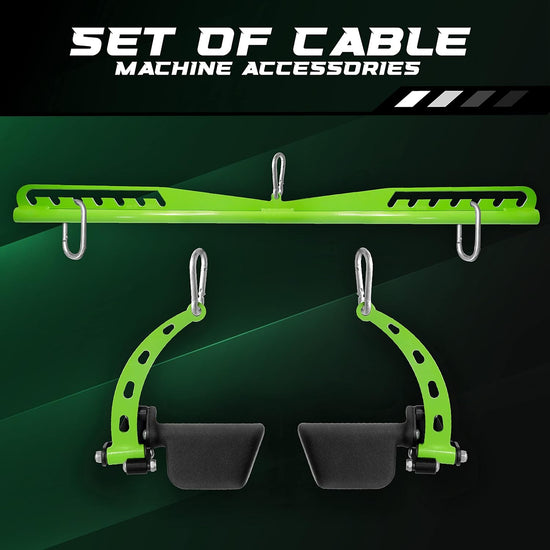 Neutral Multi-Grip Wide LAT Pulldown Attachments Bar/Spreader/Paddle Grip for Home Gym Cable Pulley System Machine