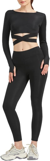 Workout Sets for Women 5 Piece Yoga Exercise Gym Outfits Sport Running Athletic Clothing Set Tracksuits Activewear