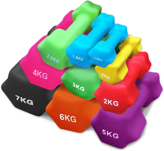 Neoprene Workout Dumbbell,Neoprene Arm Weights with Non-Slip Grip, Strength Training Equipment Workout Weights for at Home or Gym Training