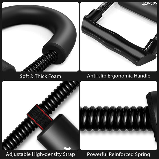 Wrist Strengthener,  Forearm Exerciser with Adjustable Tension for Improving Strength, Hand Developer Arm Grip Workout Strength Trainer Home Gym Workout