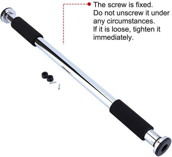 Door Chin up Bar Portable Pull up Doorway Home Gym Workout Fitness Abs Exercise - Adjustable, Secure Fit for Upper Body Workouts & Abs Exercise