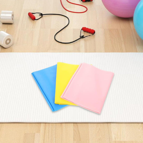 3Pcs Yoga Tension Belt Exercise Band Yoga Elastic Band Leg Stretcher Strap Work Out Bands Elastic Yoga Band Stretch Band Workout Resistance Bands Flexible TPE Fitness Product