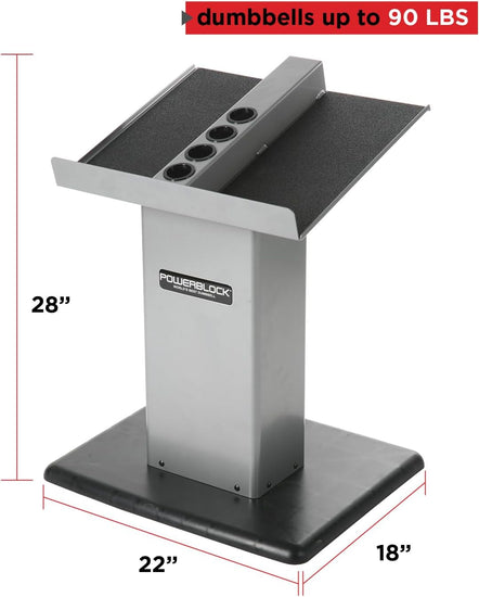 Large Column Stand, Dumbbell Rack & Weight Rack, Use Expandable Dumbbells, Home Gym Strength Training, Innovative Workout Equipment