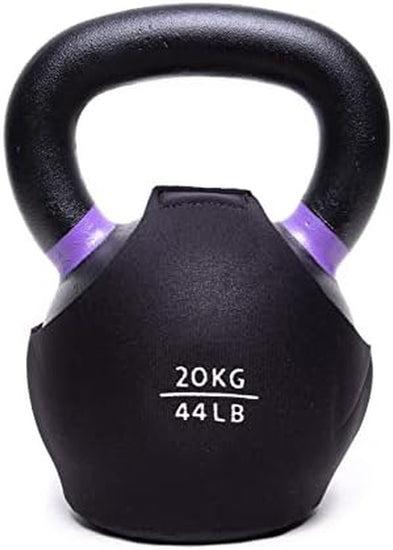 SPECIFIC to  PRODUCTS - Powder Coat Kettlebell Wrap (4-48 KG) - Floor Protector Kettlebell Cover with 3Mm Neoprene Sleeve for Gym or Home Fitness Kettlebell Protection