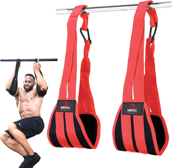 Hanging Ab Straps for Abdominal Muscle Building and Core Strength Training, Padded Pull up Straps for Ab Workouts, Arm Support Gym Equipment for Men and Women