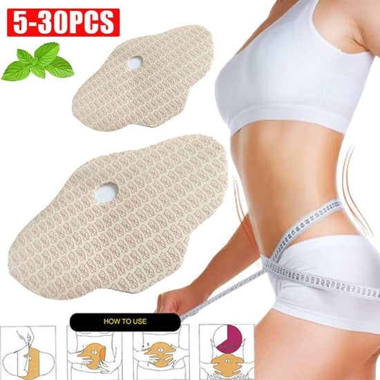 5-30Pcs Wonder Patch Belly Wing Abdomen Treatment Weight Loss Korean Fat Burn Up, Enhanced Metabolic System, Contains Capsicin & Caffeine