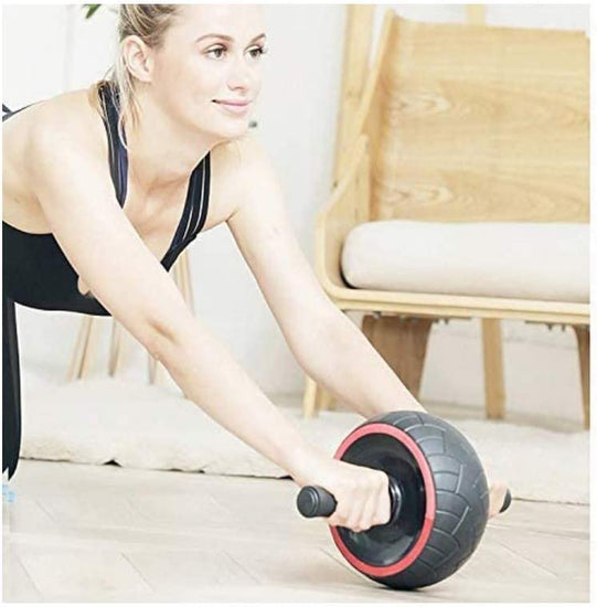 Ab Wheel Roller Pro Fitness Equipment Ab Workout Machine Abdominal Wheel Exercise Equipment Home Gym Core Training with Knee Pad