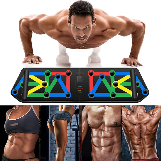 13 in 1 Push up Board with Smart Counting, Foldable Multi-Function Push up Bars, Portable Push up Handles for Floor, Professional Push up Stands Strength Training Exercise Fitness Equipment