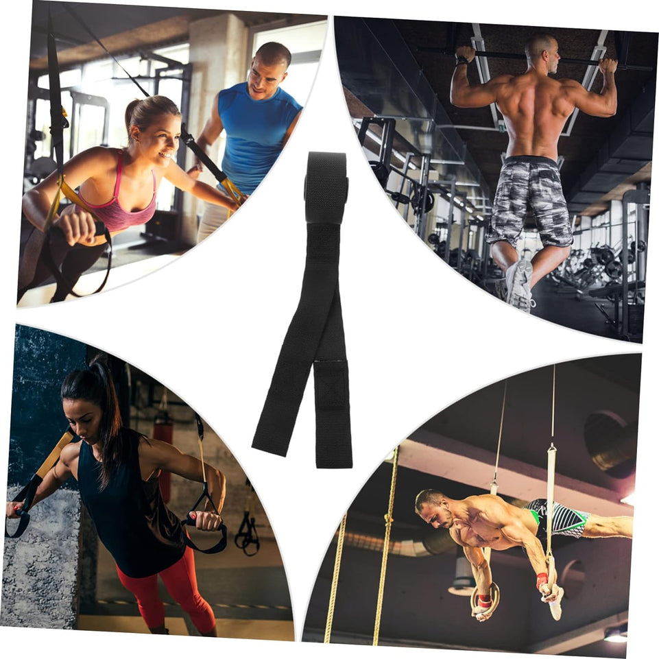 1Pc Pull Cord Door Buckle Pull Rope Door Anchor Resistance Bands Strap Door Anchor System Pulldown Rope Door Anchor Elastic Fitness Nylon Products