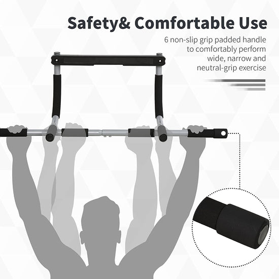 Pull-Up Bar for Doorway, Home Fitness Door Horizontal Bar Push up Bar for Indoor Gym Upper Body Workout