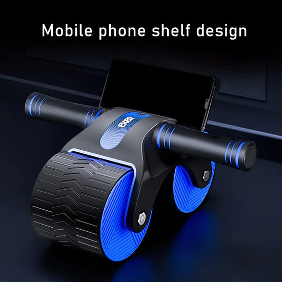 Automatic Rebound Abdominal Wheel,Ab Roller Workout Equipment for Abdominal Core Strength Training,Springback Wheels Roller Domestic Abdominal Exerciser with Knee Mat Ab Roller Wheel at Home Gym