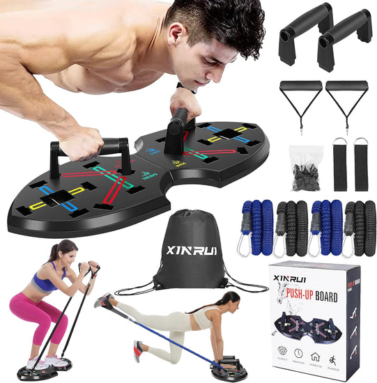 Quadropress Push up Board, Adjustable Push up Bar for Men and Women, Foldable Push up Handles for Floor, Perfect Pushup Board Fitness, Iron Chest Pro Push Up, Portable Home Workout Equipment