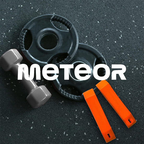Meteor Deadlift Silicone Wedge (1 Pair) - Non-Slip Deadlift Pad, Barbell Pad, a Barbell Jack Alternative for Safe Loading/Unloading - Essential for Weightlifting, Crossfit & Home Gym