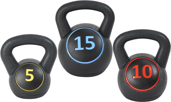 Wide Grip Kettlebell Exercise Fitness Weight Set