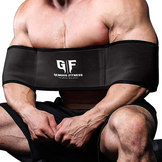 Genghis Fitness Weightlifting Bench Blaster Sling - Enhance Your Bench Press and Increase Reps! (Yellow, Intermediate Level (21.5"))