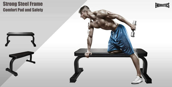 Fitness Exercise Flat Weight - Heavy Duty Flat Weight Bench Press - Home Strength