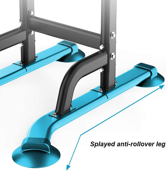 Multi-Function Power Tower Adjustable Height Pull up and Dip Station Strength Training Fitness Workout Station
