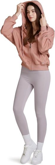 Women'S Thermal Tummy Control Yoga Pants with Pockets, High Waist Warm Fleece Lined Leggings, Winter Workout Running Tights
