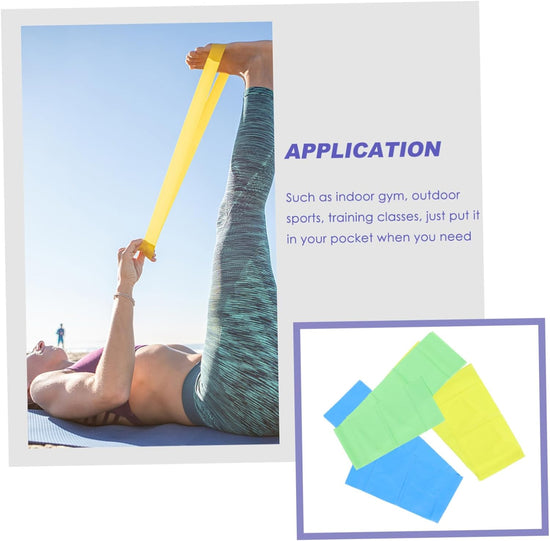 3Pcs Fitness Band Resistance Band Product Tension Band TPE Exercise Band Elastic Band Sports Belt Yoga Resistance Strap Fitness Resistance Bands Fitness Yoga