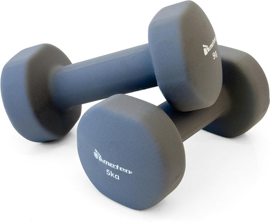 METEOR Dumbbells Anti-Slip Neoprene Dumbbell Soft Touch Grip Hand Weights Home Gym Exercise Dumbbells
