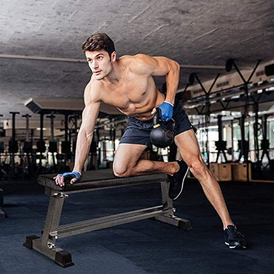 Flat Weight Bench by  for Home Gym Fitness and Strength Training Weight Bench Press