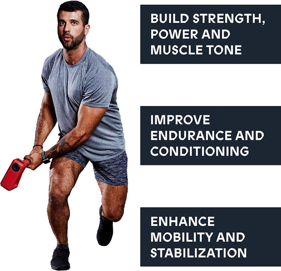 Functional Trainer System, Portable at Home Gym Workout Equipment, Strength Training Home Exercise Workouts for Men & Women | Great for Cardio Training, Core/Abs – Home Fitness