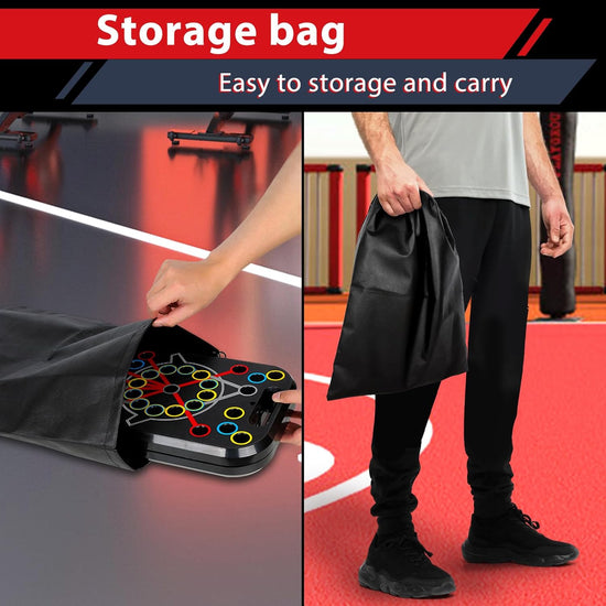 41 in 1 Push up Board with Smart Counter, Professional Foldable Push up Bar Handles Strength Training Push up Stands Exercise Workout Fitness Equipment for Home Gym with Carry Bag